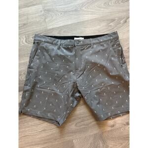Tee Time men’s size 38 golf shorts gray white